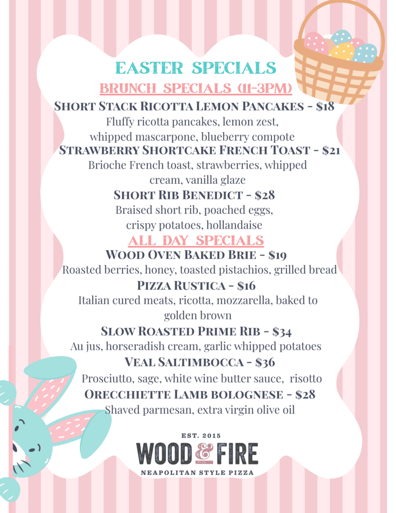 wood easter specials 2026